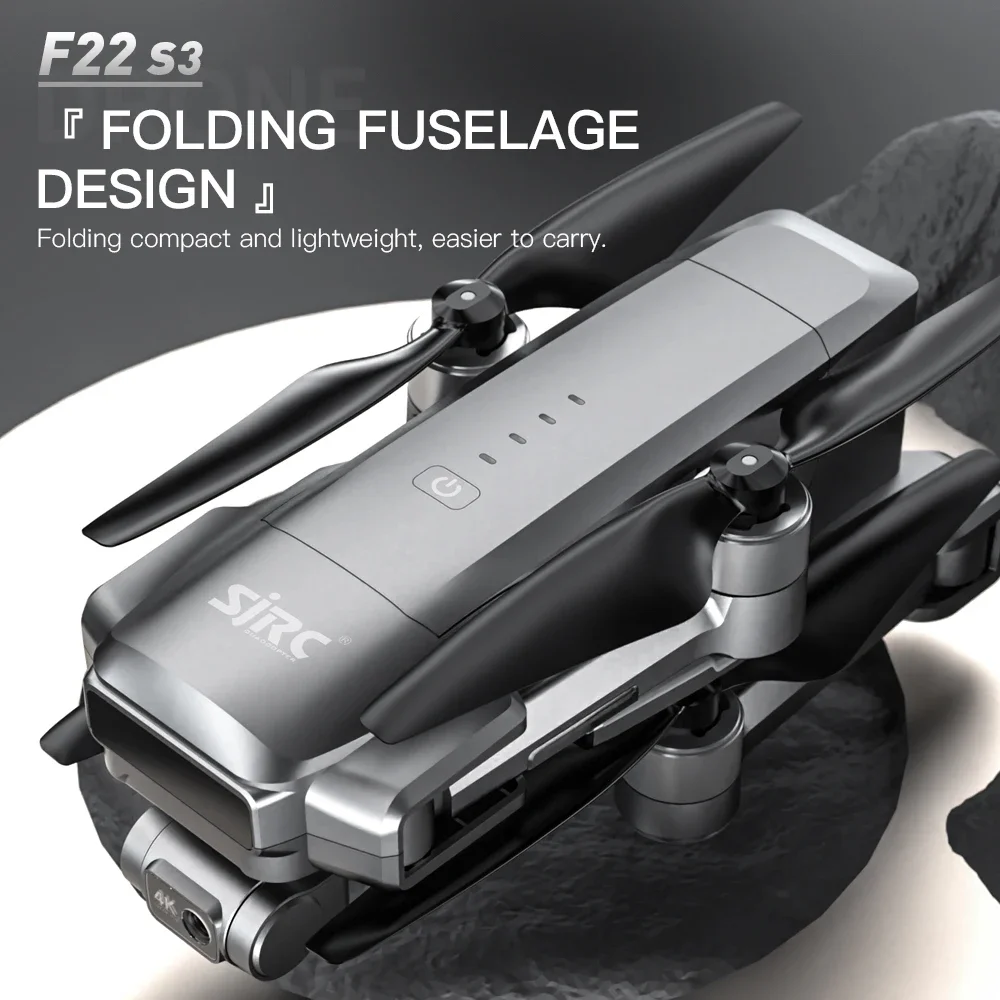 Drone Surveying - SJRC F22 S3 Pro Faltbare RC-Quadcopter-Drohne