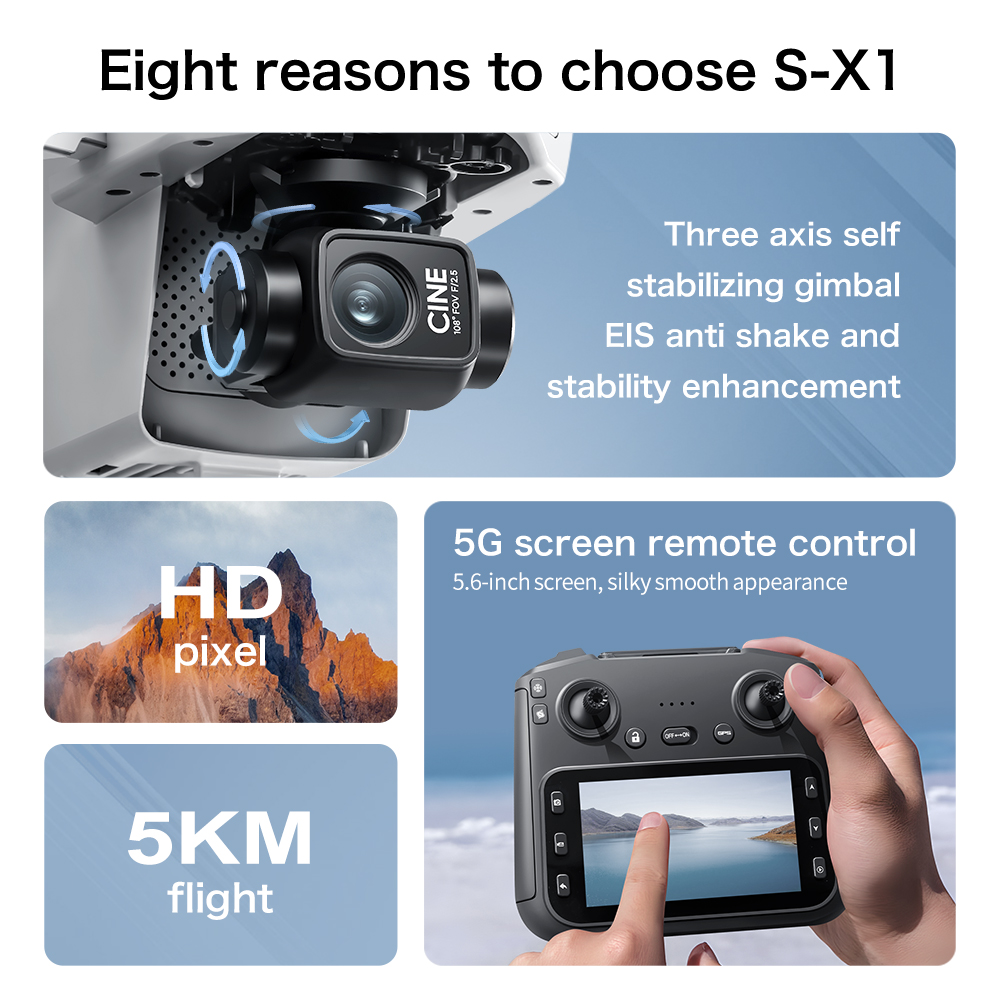 Top-Angebot S-X1 MAX GPS-Drohn – Drone Photogrammetry Bewertung und Preis